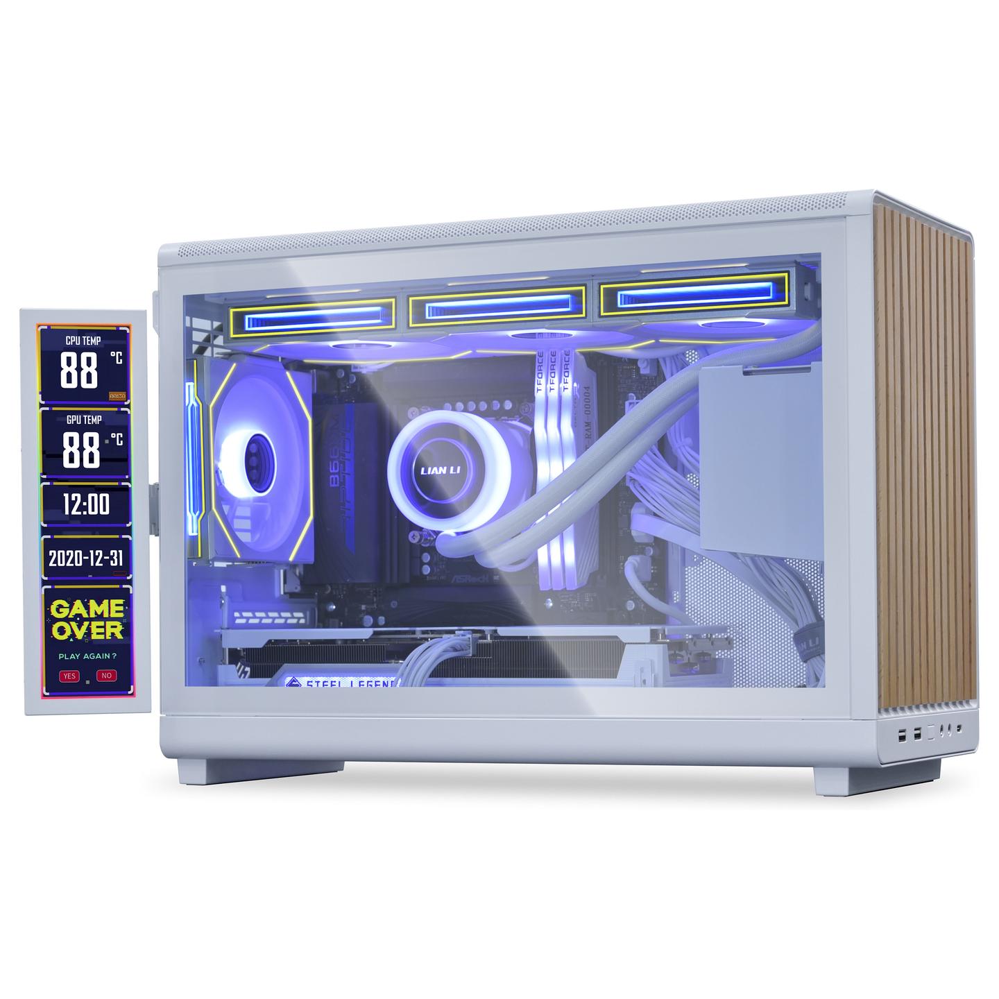 Ekran LCD Universal për Kasë Lian Li SM088W, 8.8", 1920×480, IPS, 60Hz, ARGB - Bardhë - 7
