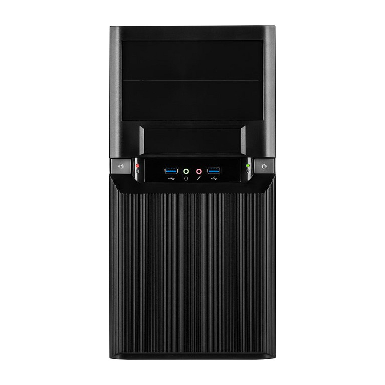 Kasë PC Inter-Tech TM-515 / Micro Tower / Micro-ATX / 2x USB 3.0 / 2x 5.25" Bay - Zezë - 2