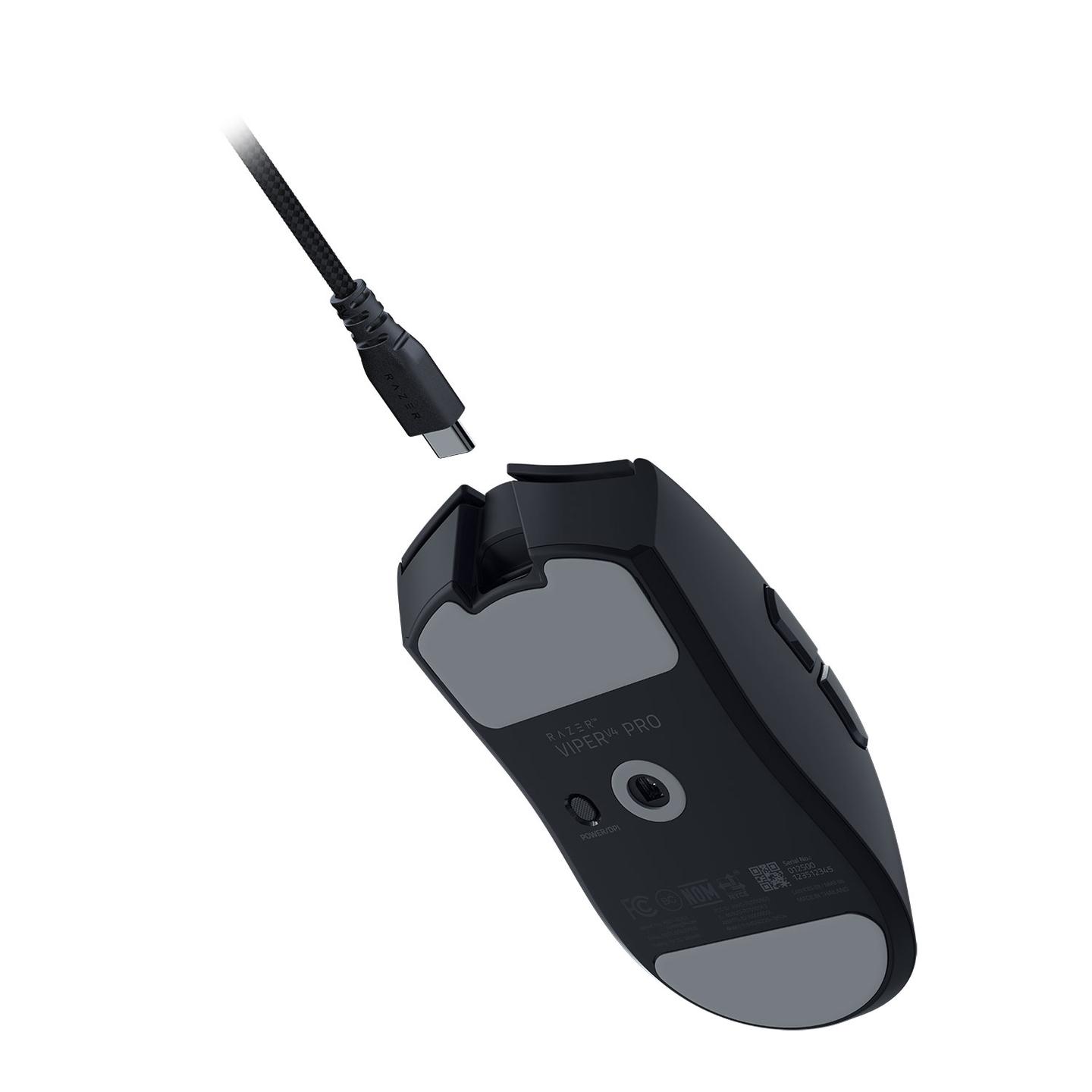 Maus pa Kabllo Razer Viper V4 Pro / Optik / 50000 DPI / 6 Butona / HyperSpeed Wireless - Zezë - 3