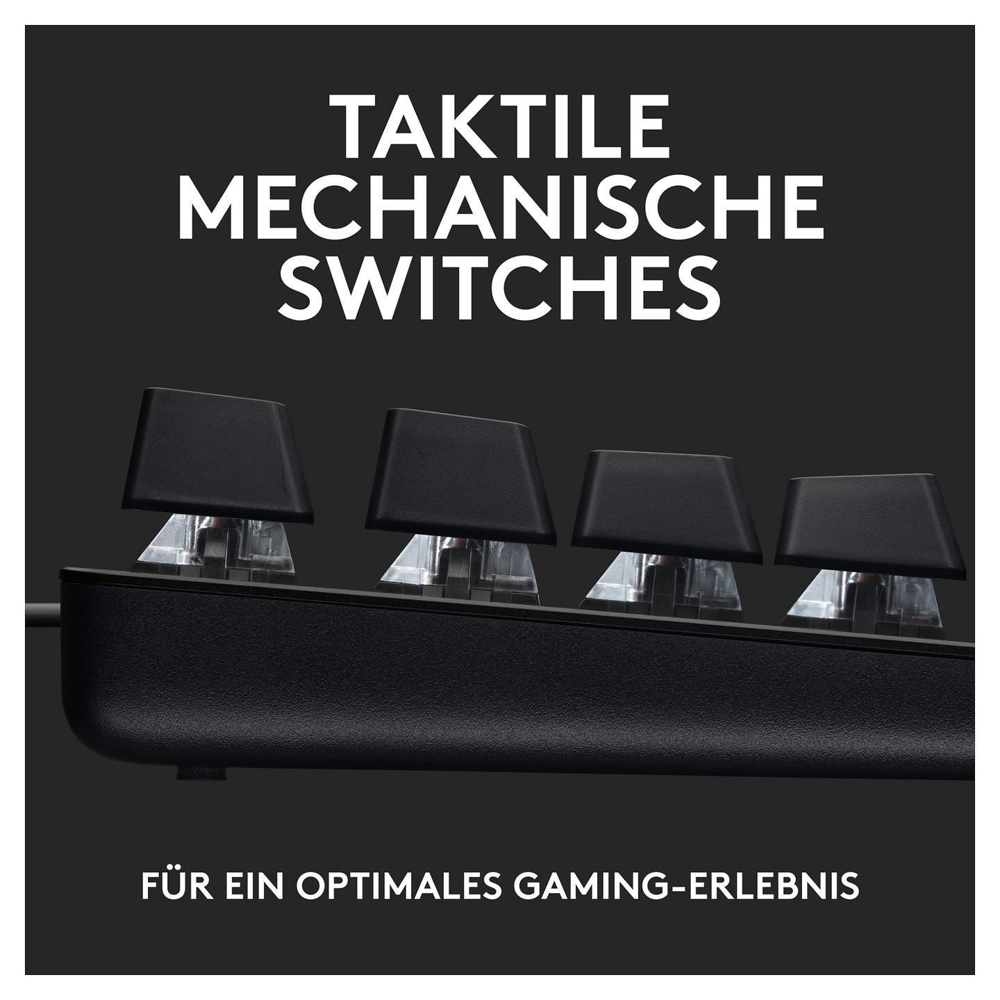 Tastierë Gaming Logitech G G413 SE / Wired / QWERTZ (CH) / Full-Size / Mekanike / PBT / 6-Key Rollover / USB / LED – Zezë - 8