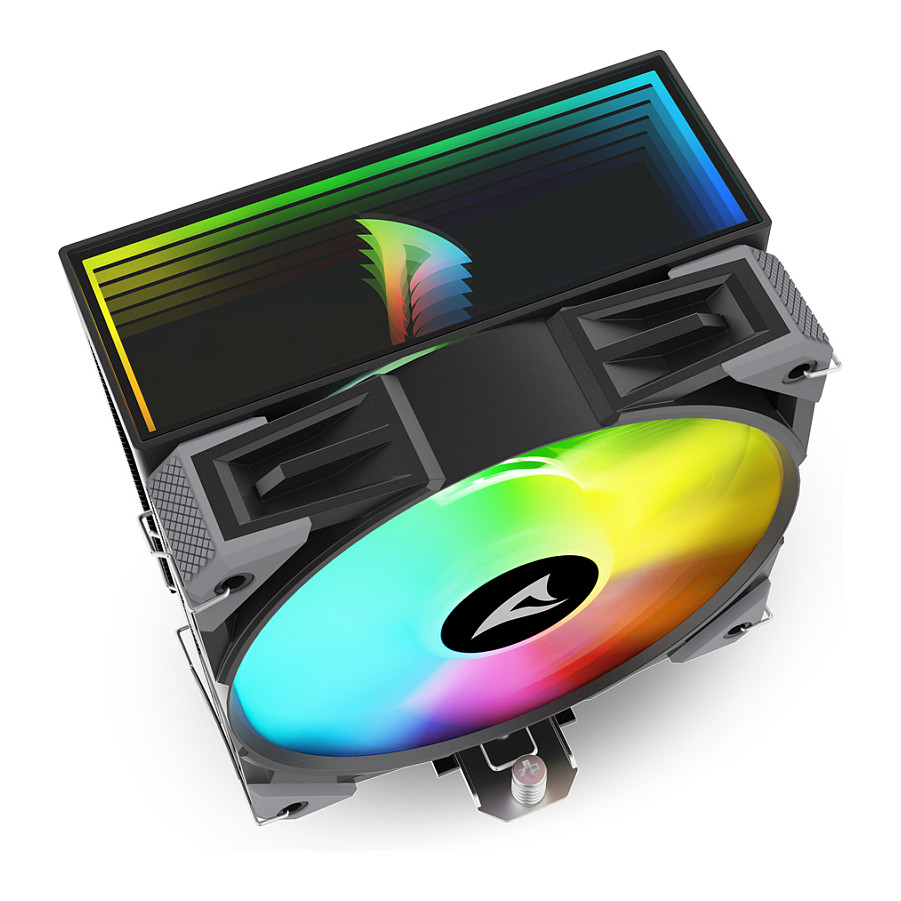 Ftohës për procesor Sharkoon A40 RGB / 120mm / RGB - Zezë - 10
