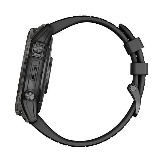 Orë e mençur Garmin fēnix 7X Pro Sapphire Solar Edition / 010-02778-11 / 51mm / MIP 1.4" / Power Sapphire / GPS Multi-Band / Bluetooth / Wi-Fi / ANT+ / 32GB / 10 ATM - Gri/Zezë - 2