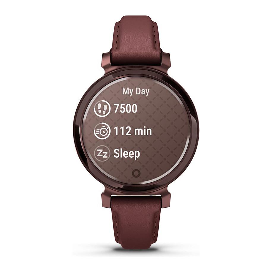 Orë e mençur Garmin Lily 2 Classic, 35mm, LCD me Prekje, 5 ATM, Rrip Lëkure – Bronz/Kafe - 3