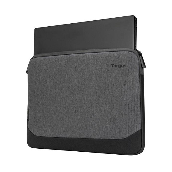 Çantë për laptop Targus Cypress EcoSmart / Sleeve / 14" / Recycled Material / Plush Lining / Scratch Protection - Gri/Zezë - 2