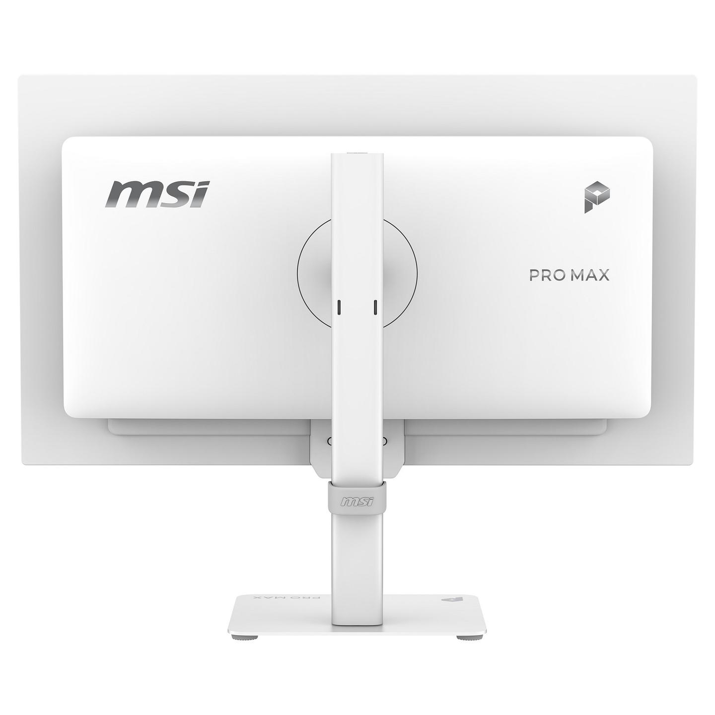 Monitor MSI PRO MAX 271UPXW12G, 26.5", 4K UHD QD-OLED, 120Hz, 0.03ms, HDR, HDMI + DisplayPort + USB-C - Bardhë - 6
