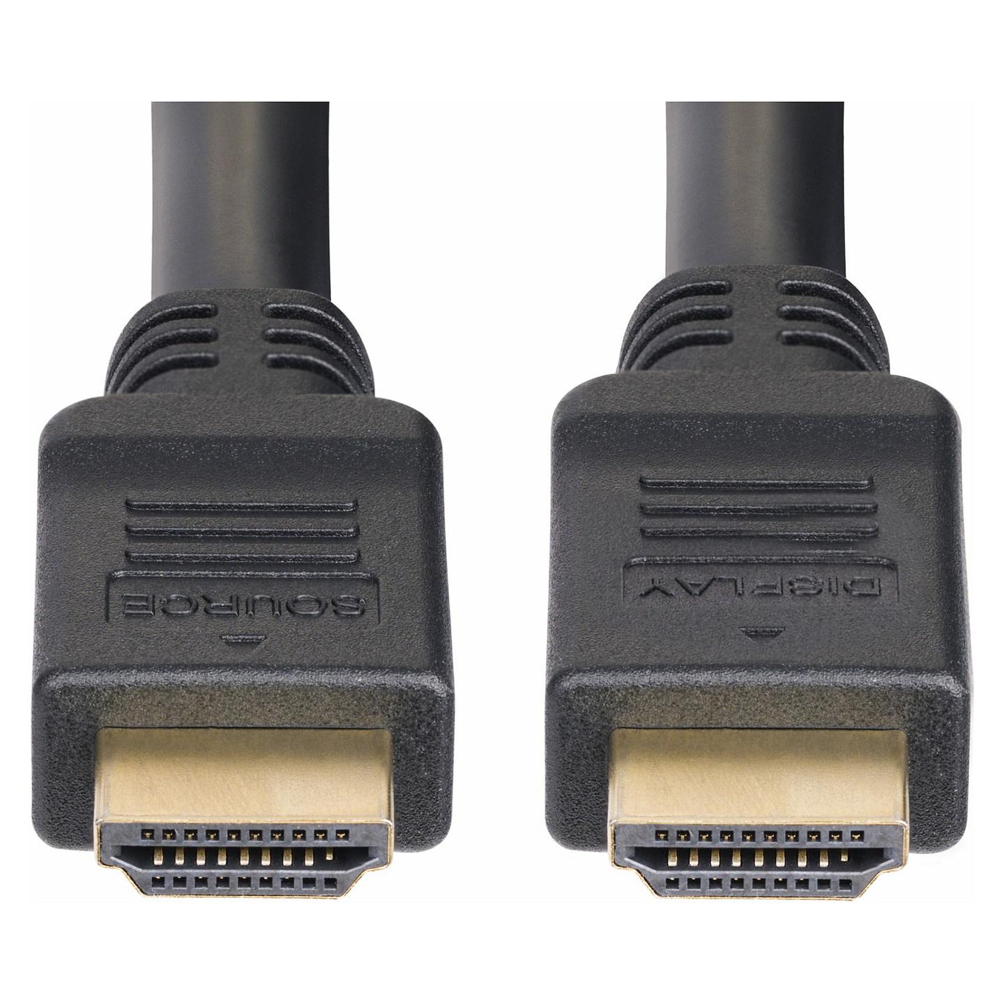 Kabllo HDMI StarTech.com HD2AP-15M-HDMI-CABLE / HDMI në HDMI / 15m / HDMI 2.0 / 4K 60Hz / HDR10 - Zezë - 6
