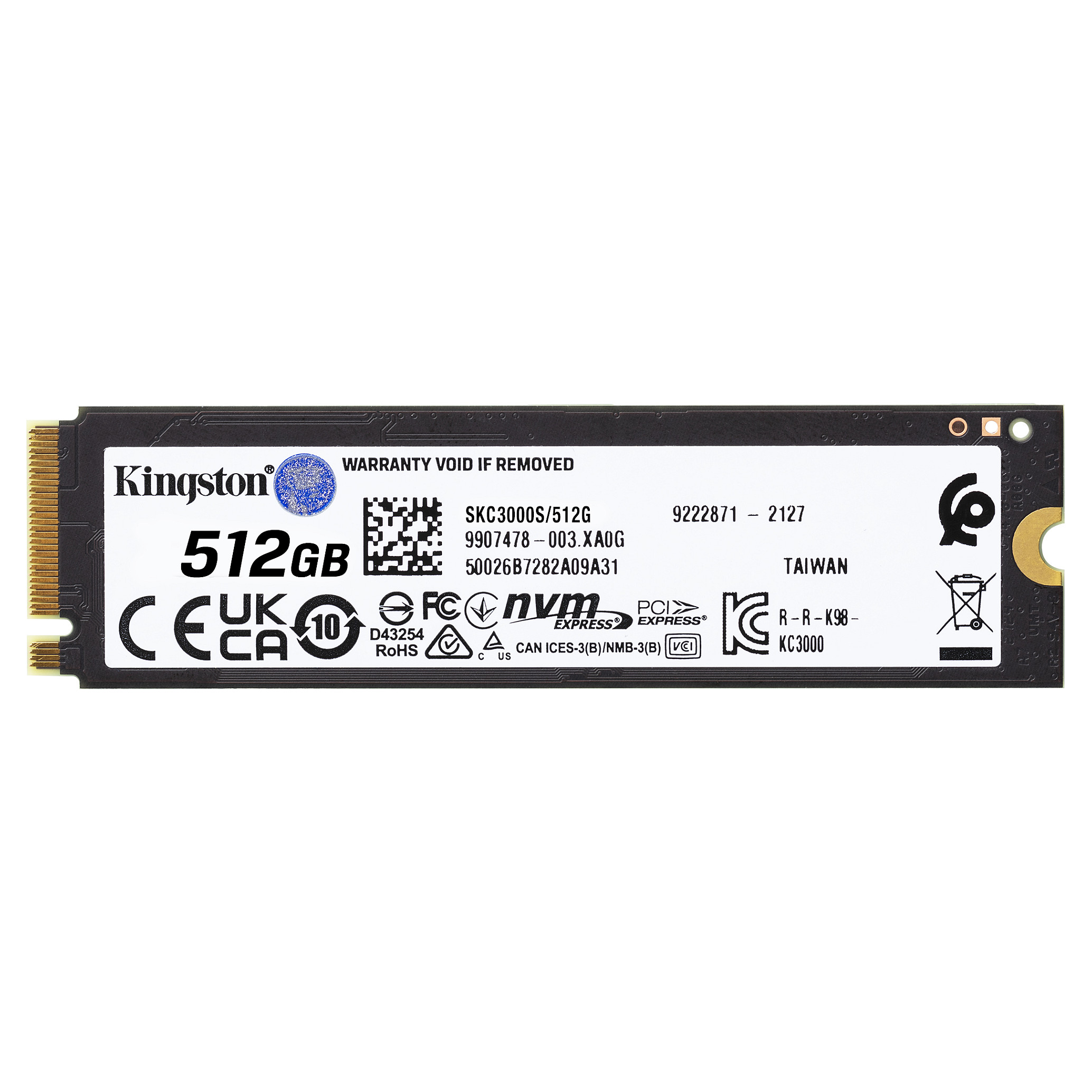 SSD të Brendshëm M.2 512GB Kingston KC3000 NVMe PCIe 4.0 x 4 - 2