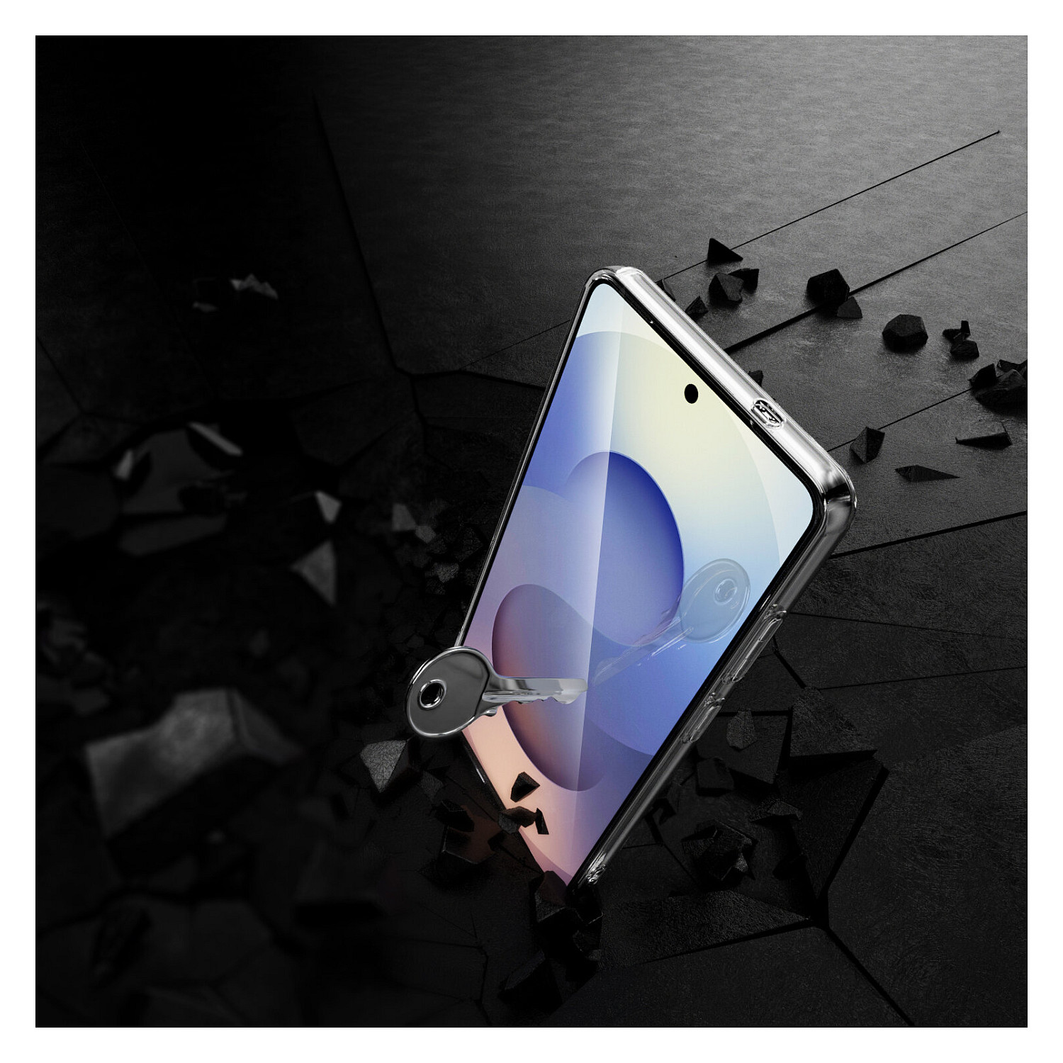 Case 4smarts Samsung Galaxy S26 Ultra / 360° Protection / Polikarbonat + Xham i Kalitur - Transparent - 4