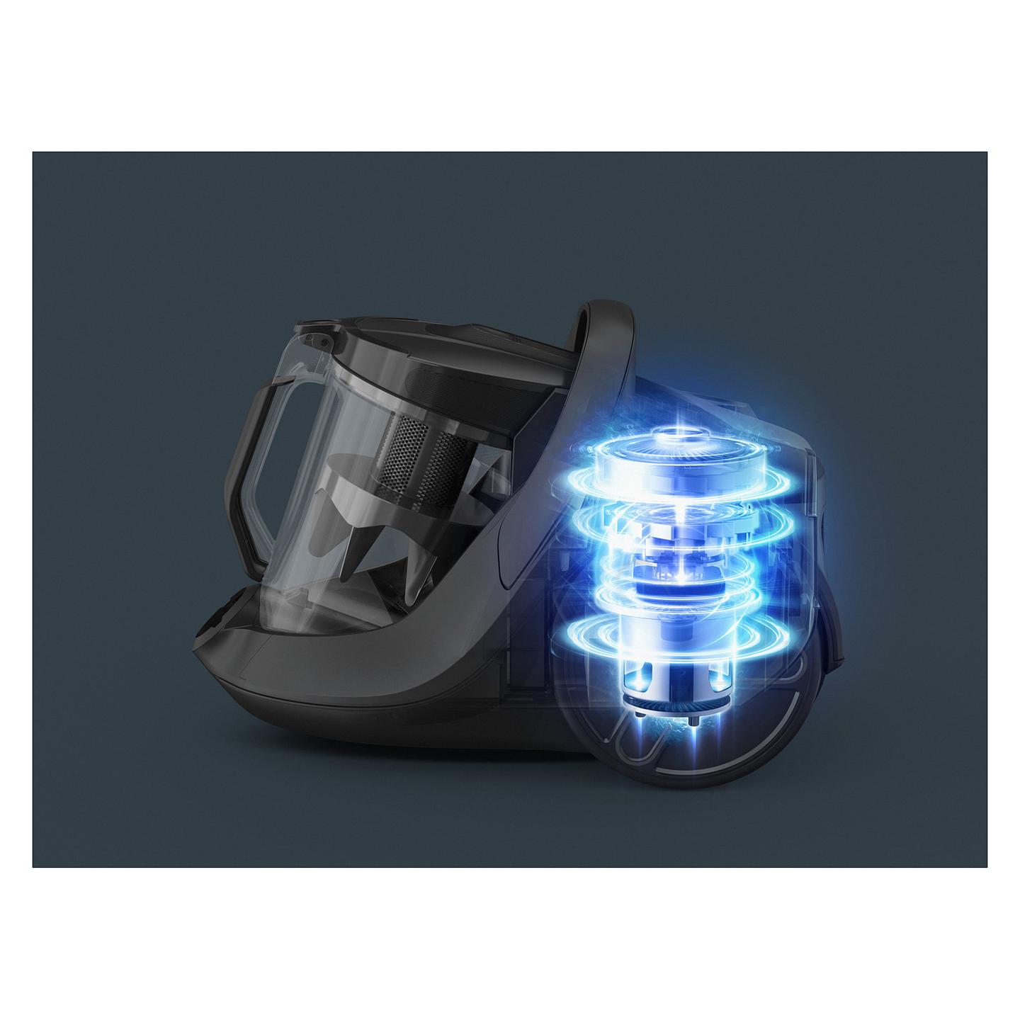 Fshesë me vakum Rowenta Green Force Cyclonic Effitech+ RO7C66 / 500W / 2.5L / Bagless / Cyclonic / HEPA / 66dB / 9m – Zezë/Argjend - 10