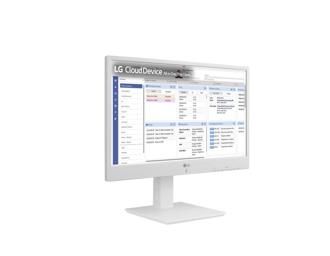 AIO LG ThinClient 24CR671N-6P, Pentium N6005, 8GB DDR4, 16GB, 23.8" FHD IPS 60Hz, Intel UHD Graphics - Bardhë - 2