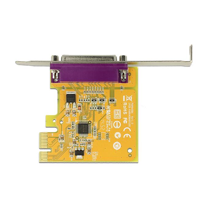 Kartë Zgjerimi PCI Express Delock 89445 / PCIe 2.0 x1 / 1x Parallel DB25 / SUN2212 / Low Profile - 3