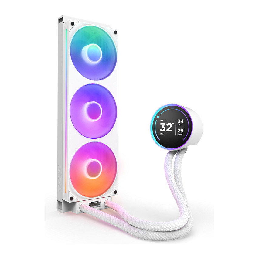 Ftohës për Procesor NZXT Kraken Elite 360 RGB / 360mm / AIO / RGB / LCD - Bardhë - 2