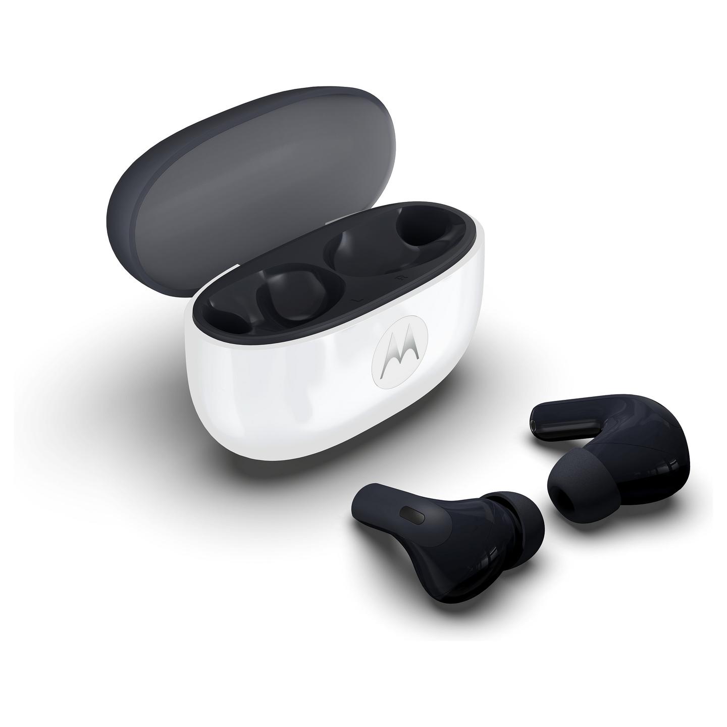 Kufje pa kabllo Motorola Moto Buds 2 / TWS / Bluetooth 6.0 / 11mm + 6mm / Dynamic ANC / Hi-Res Audio / 6 Mikrofona / IP54 - Carbon - 10