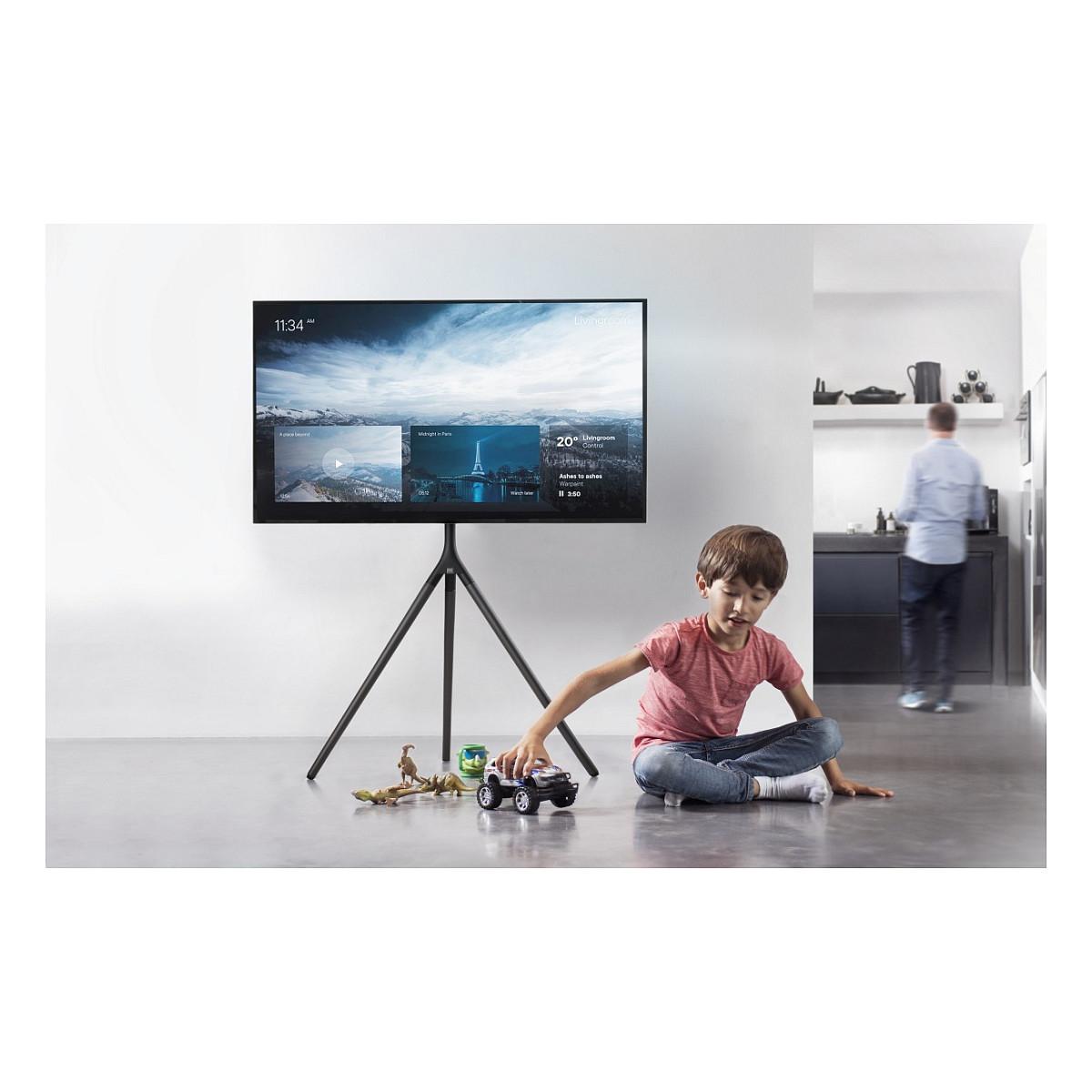 Mbajtëse për TV One For All WM7461 Tripod, 32–65", 30kg, VESA 200 × 100–400 × 400mm, 360° - Gri - 5