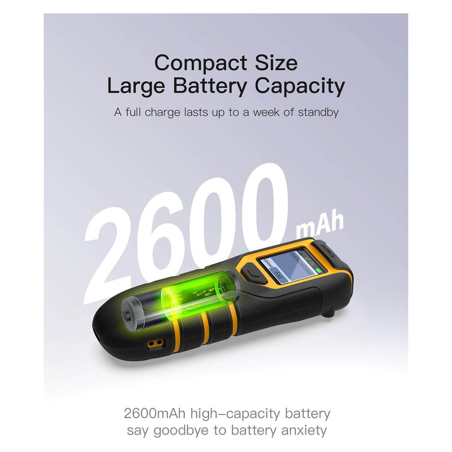 Skaner Dore Inateck BCST-47, 1D/2D, Bluetooth 5.0, 2.4GHz, USB, Ekran 1.4", 2600mAh - Zezë/Verdhë - 7