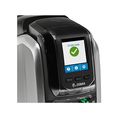 Printer Label Zebra ZC300 / Për Kartela / 300 DPI / 900 cph / USB + LAN - Zezë/Argjend - 3