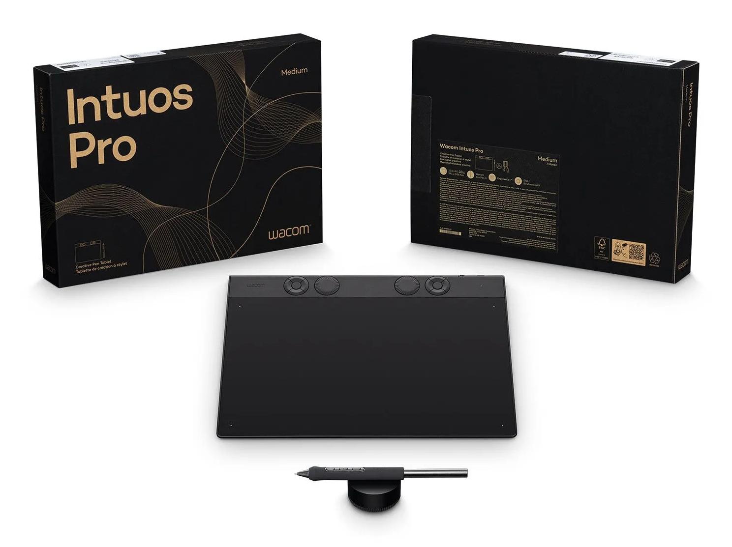 Tablet Grafik Wacom Intuos Pro M / 10.4" / 8192 nivele presioni / USB-C & Bluetooth – Zezë - 4
