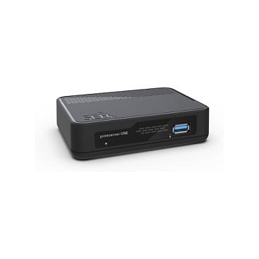 Print Server SEH printserver ONE M04130, Adapter për Lidhjen e Printerit USB në Rrjet, Gigabit Ethernet, USB 3.2 Gen 1 - Zezë