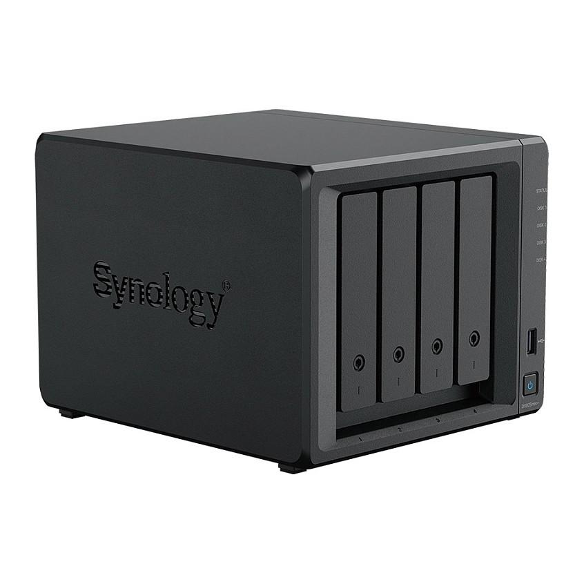 NAS Synology DiskStation DS925neo+, AMD Ryzen V1500B, 4GB DDR4 non-ECC, 4 Bay, 2 × M.2 NVMe, 2 × 2.5GbE - Zezë - 6