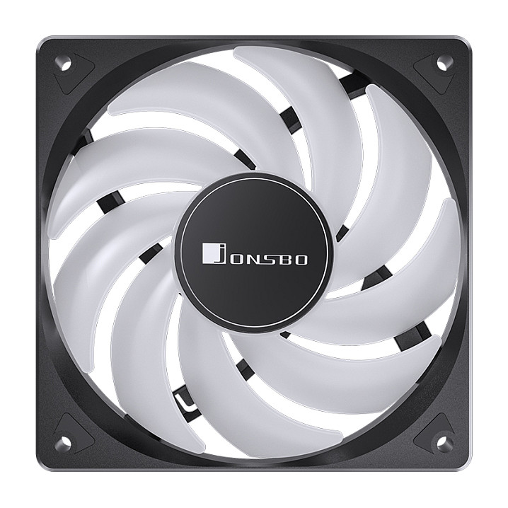 Ftohës për Kasë Jonsbo SL-120C / 120mm / 600-1500 RPM / RGB / 3-Pin – Zezë - 5