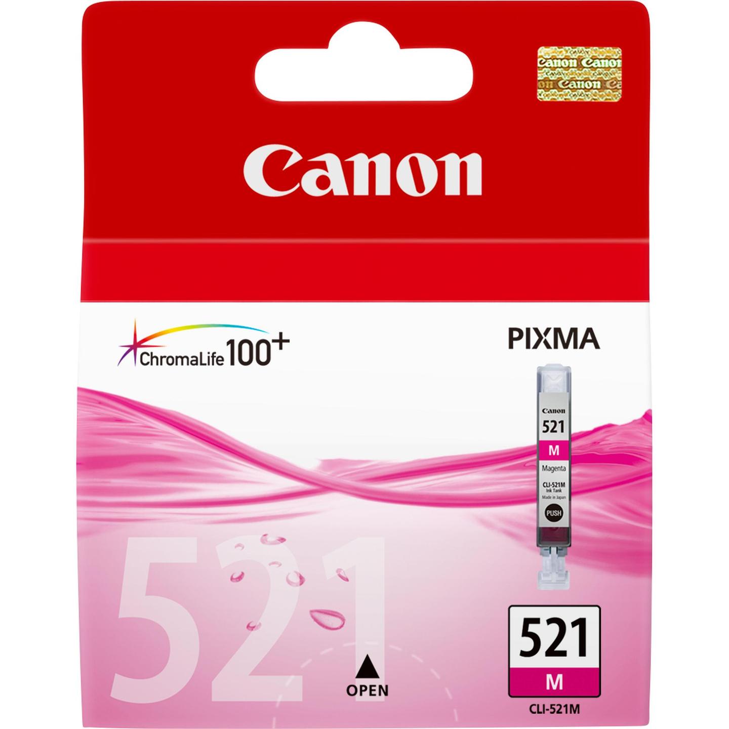 INK Canon CLI-521M / 2935B001 / 445 faqe – Rozë