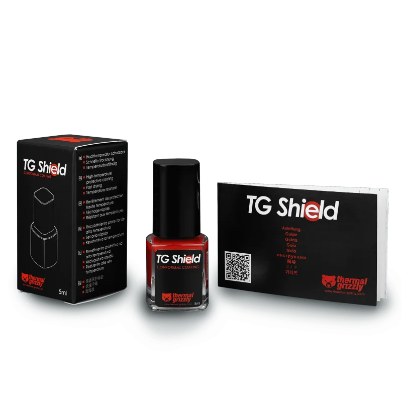 Aksesor për Ftohës Thermal Grizzly TG Shield / 5ml - Zezë/Kuqe - 5