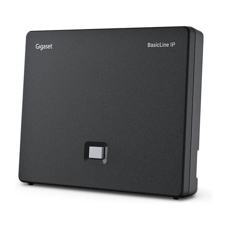 Base Station DECT VoIP Gigaset BasicLine IP, 4 llogari SIP, deri në 4 thirrje njëkohësisht, USB-C, LAN - Zezë - 3