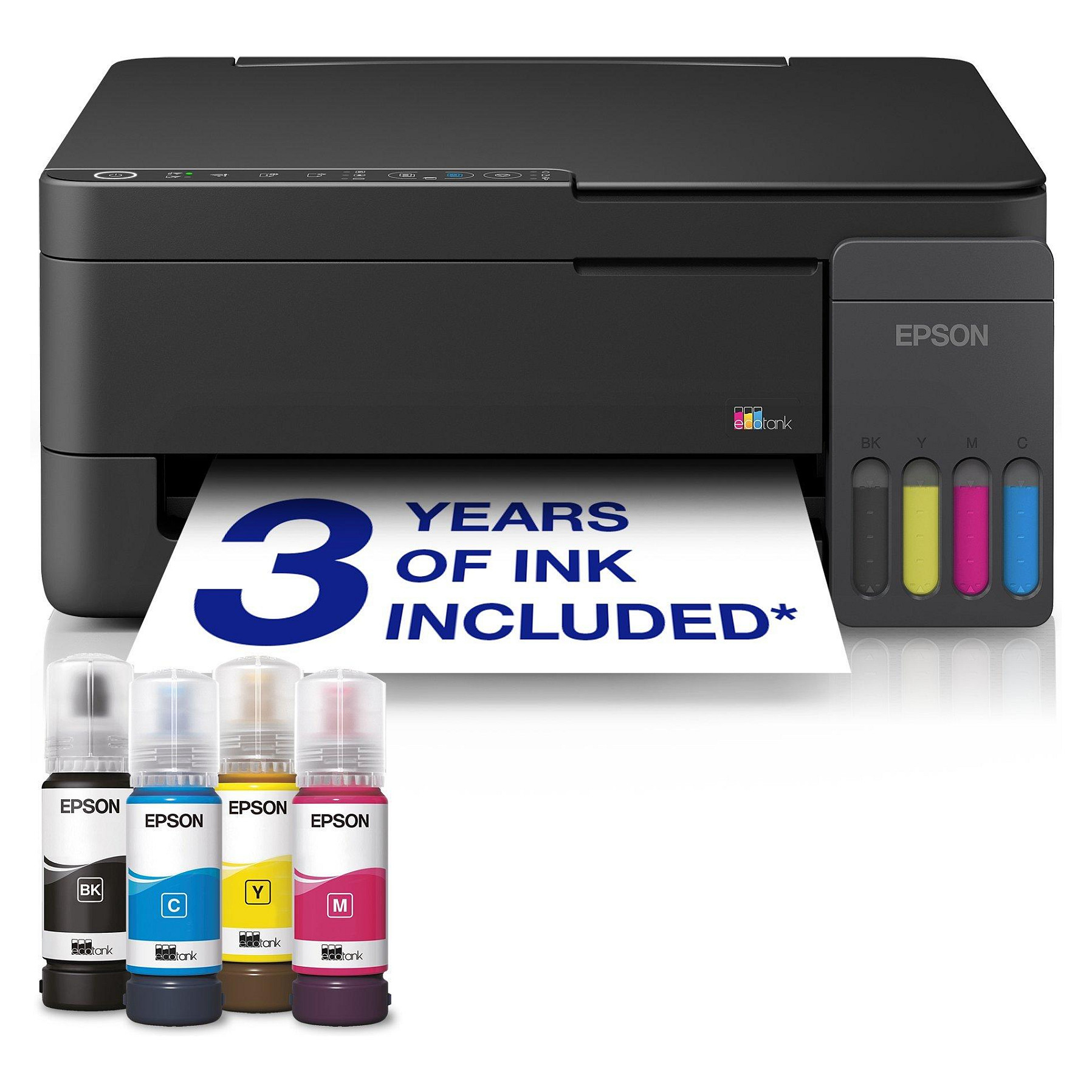 Printer Multifunksional Epson EcoTank ET-2814 / me Ngjyra / A4 / 3 në 1 / Wi-Fi - Zezë - 4