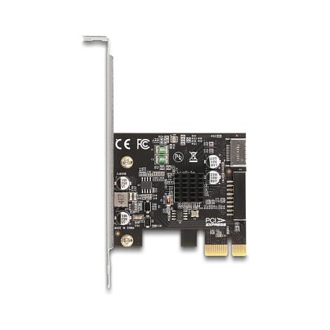Kartë Zgjerimi PCI Express Delock 90344 / PCIe 3.0 x1 / 1x USB Type-E Key A 5Gbps + 1x USB 19-pin / VIA VL805 / Low Profile - 4