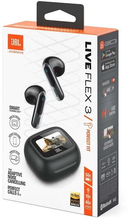 Kufje pa kabllo JBL Live Flex 3 / Open-Stick / Bluetooth / ANC / 12 mm / Hi-Res Audio / Mikrofon – Zezë - 3
