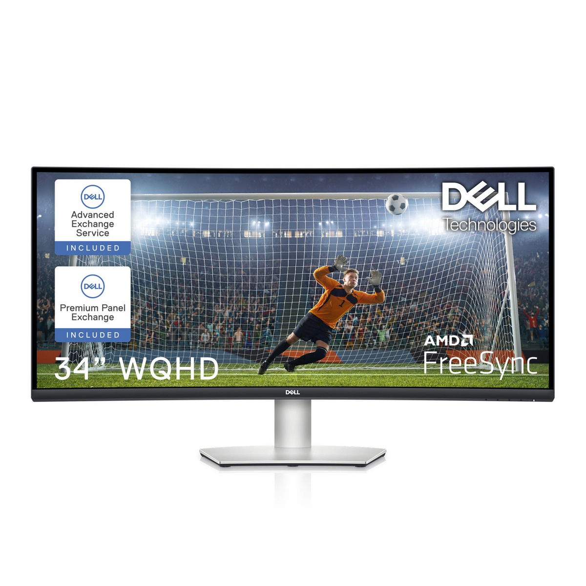Monitor Dell S3423DWC / 34"/ Wide Quad HD VA / Curved / LED / 100Hz / 4ms / HDMI + DisplayPort + USB - Zezë