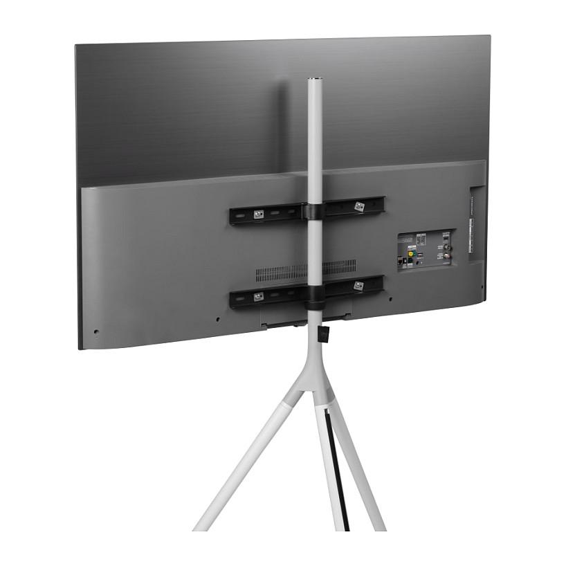 Mbajtëse për TV One For All WM7462 Tripod, 32–65", VESA deri në 400×400mm, 30kg, Rrotullim 360° - Bardhë - 3