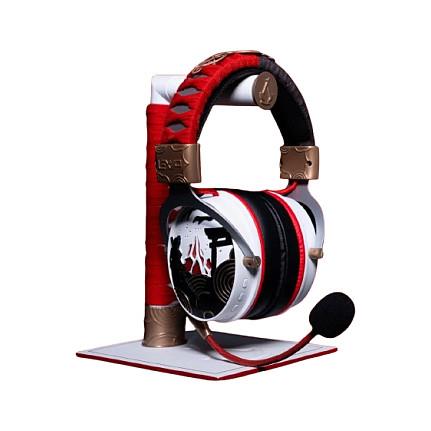 Kufje gaming Lexip x Ubisoft Assassin’s Creed Shadows, Bluetooth 5.4, 2.4 GHz me dongle USB, lidhje 3.5 mm, altoparlantë 50 mm, mikrofon i shkëputshëm, ndriçim LED - Shumëngjyrëshe - 2
