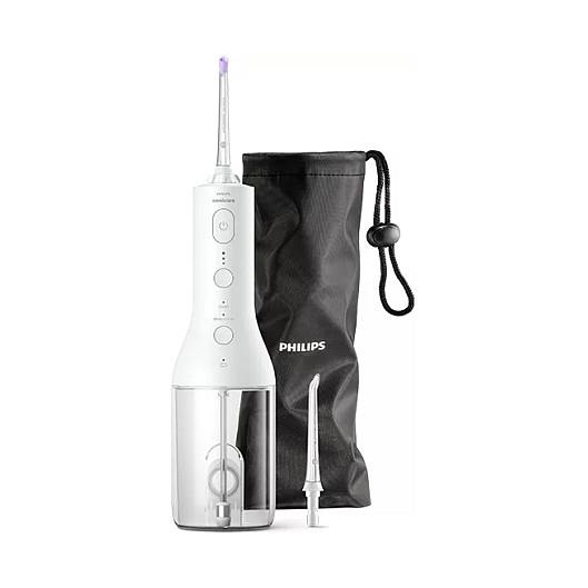Flosser oral Philips Sonicare Cordless Power Flosser 3000 HX3826/31, 250 ml, 2 mënyra pastrimi, 3 nivele intensiteti, USB - Bardhë - 3