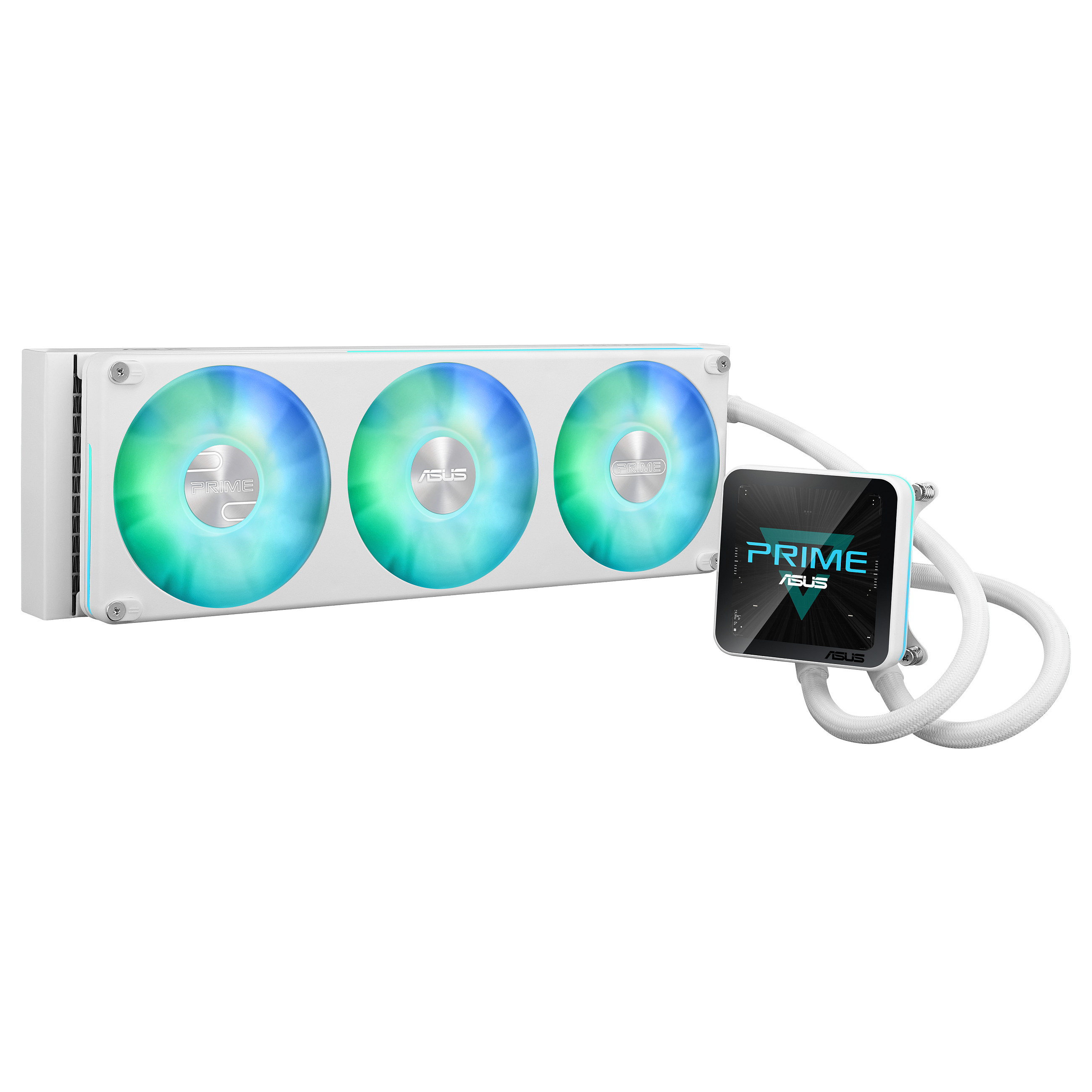 Ftohës për Procesor ASUS Prime LC II 360 ARGB LCD / AIO / 360mm / 3×120mm PWM Fan / ARGB / 3.95" IPS LCD / AM4/AM5 / LGA1700/1851 – Bardhë - 10