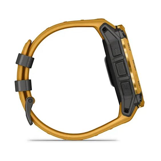 Orë e mençur Garmin Instinct 3 Solar, 50mm, GPS, Karikim Solar, 10 ATM – Portokalli/Hiri - 3