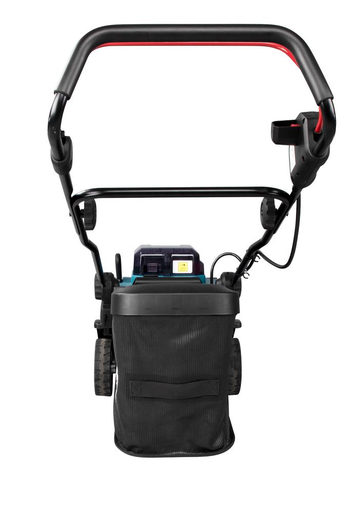 Kositëse Bari me Bateri Makita DLM382Z, 2x18V, 38cm, 20–75mm, 40L, 3700rpm - Blu/Zezë - 5
