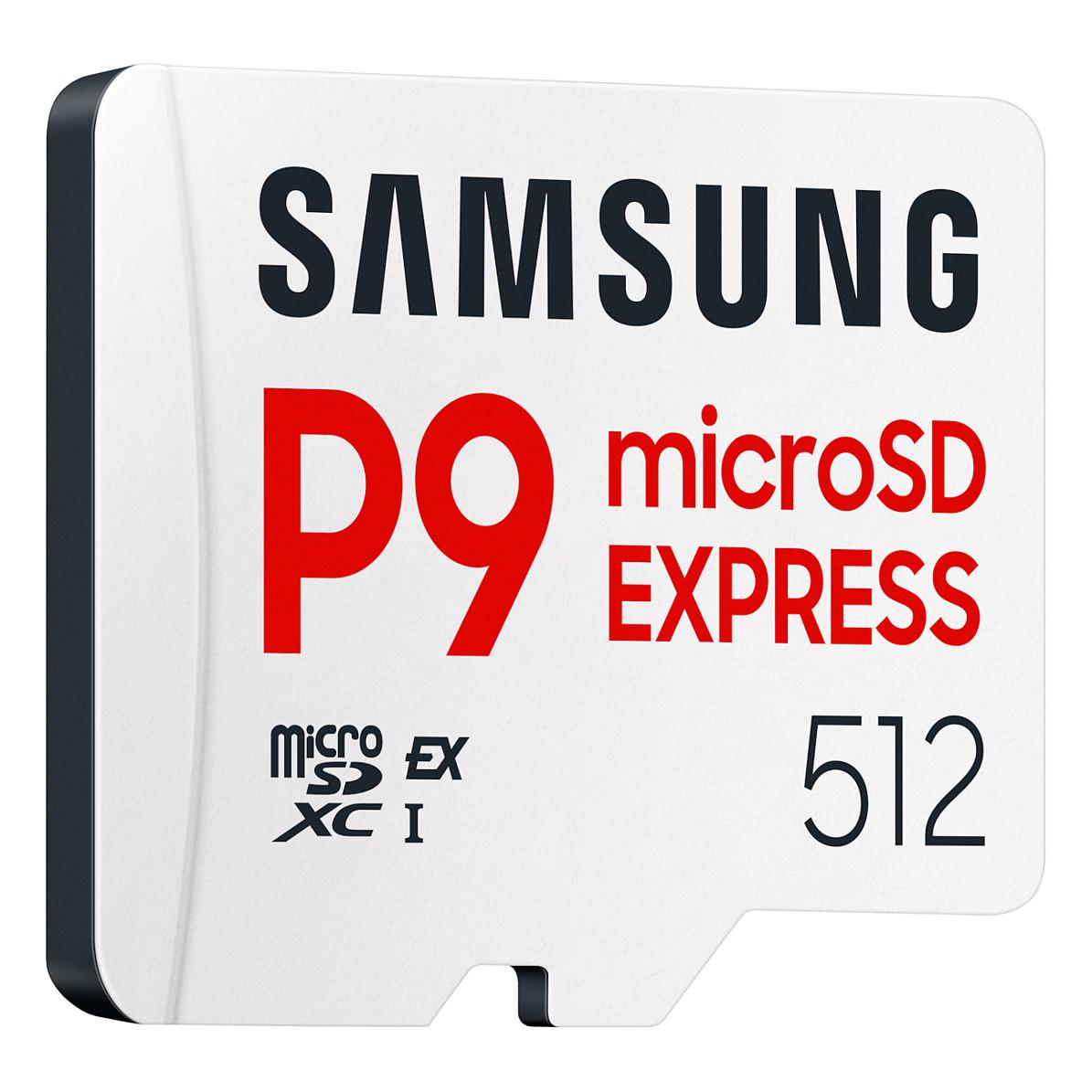 Kartë Memorie Samsung P9 Express / 512GB / MicroSDXC / SD Express / UHS-I / U3 / V30 - 3