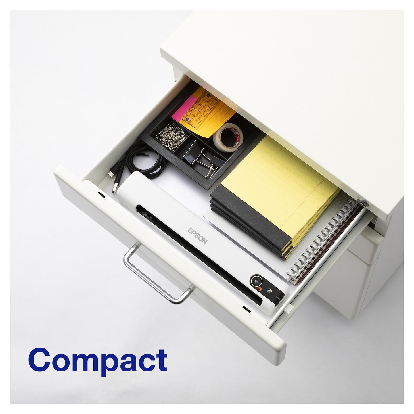 Skaner Dore Epson WorkForce DS-70 / A4 / CIS / 600 × 600 DPI / 5.5 sek./faqe / USB 2.0 / 270 g - Bardhë/Zezë - 11