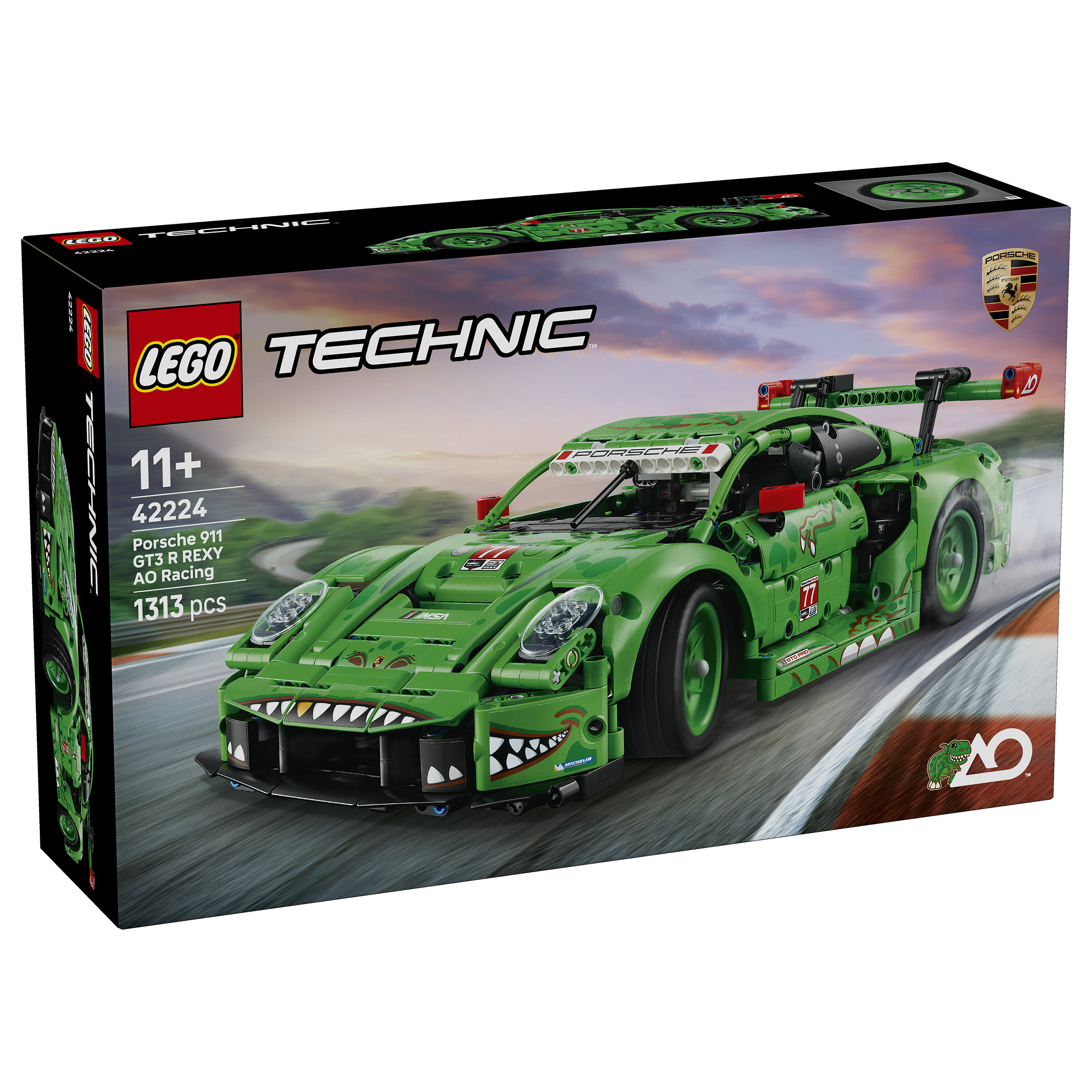 LEGO Technic Porsche 911 GT3 R REXY AO Racing Car 42224 - 10