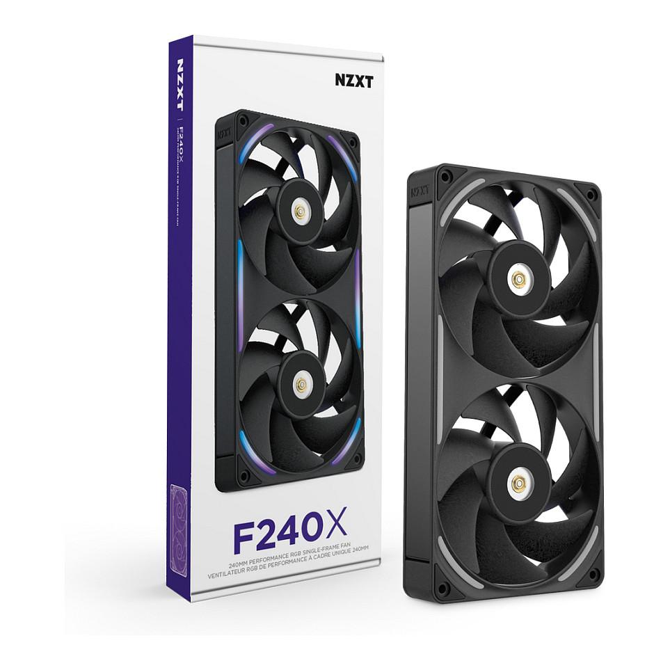 Ftohës për Kasë NZXT F240X / 240mm / 3100 RPM / PWM / RGB – Zezë - 2