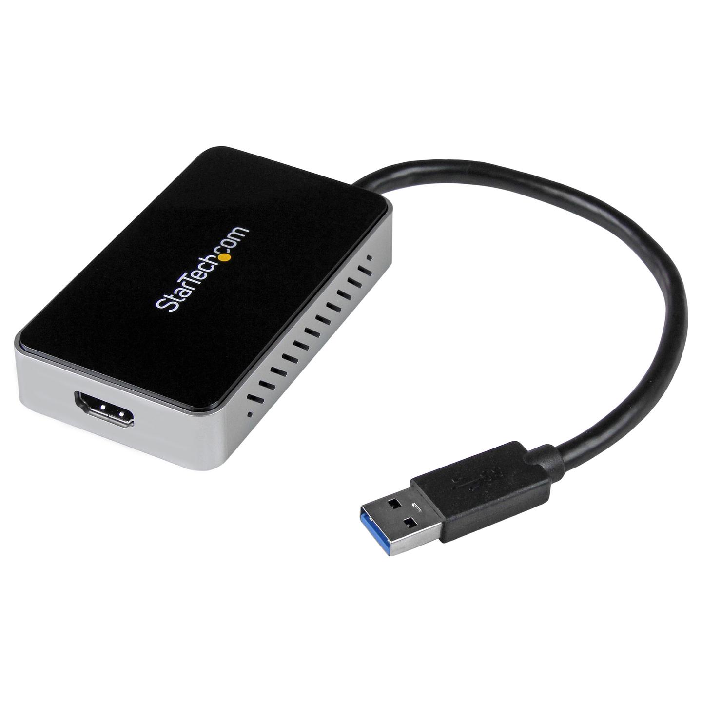 Adapter USB në HDMI StarTech.com USB32HDEH, HDMI 1080p, USB-A 5Gbps - Zezë - 6
