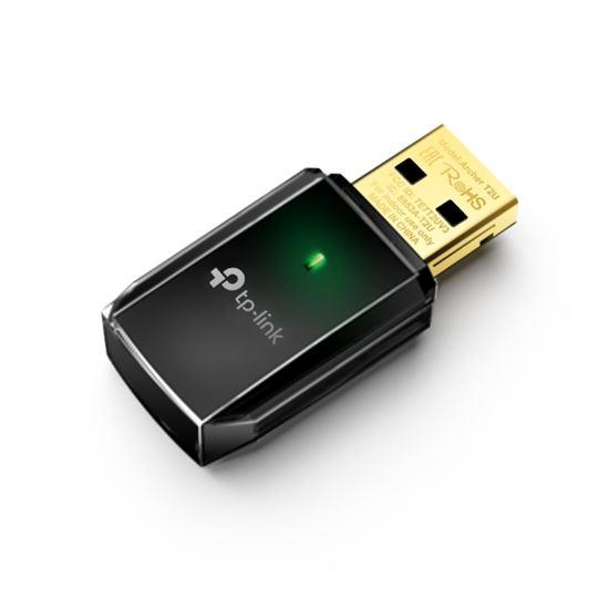 Adapter USB Wi-Fi TP-Link AC600, Dual-Band, Wi-Fi 5, 433Mbps (5GHz), 200Mbps (2.4GHz) - Zezë - 2
