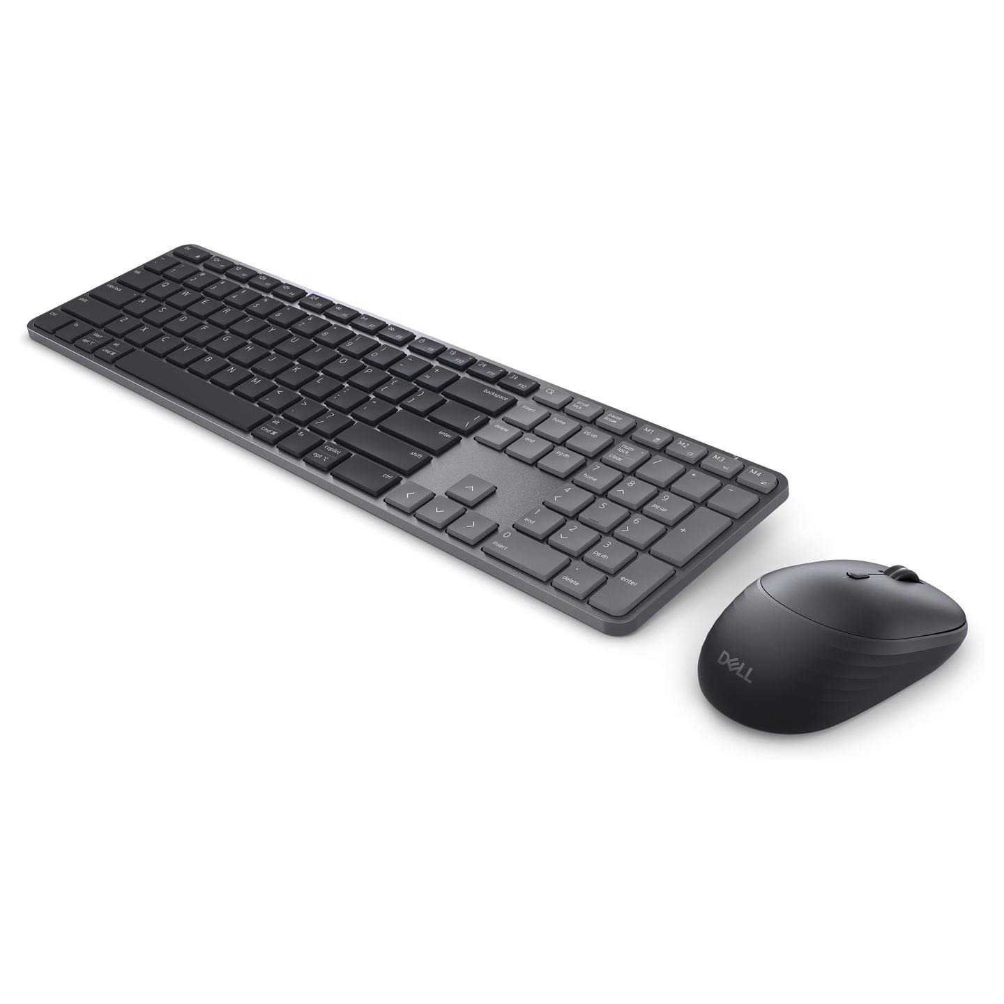 Combo (Tastierë & Maus) Dell Pro 7 Slim KM726, Full Size, QWERTY US International, RF Wireless + Bluetooth, Scissor, 16 Hotkeys - Zezë - 2