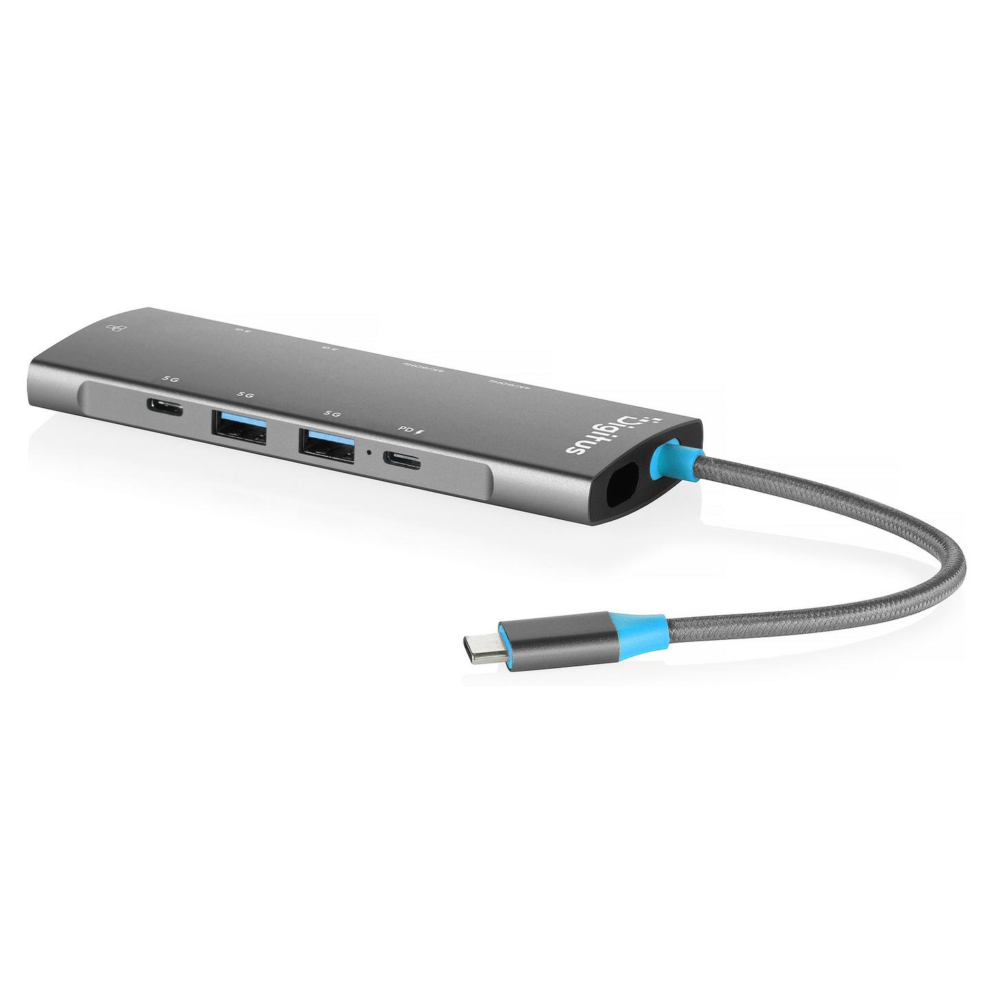 Docking Station DIGITUS DA-70922, 2× HDMI, 4× USB-A, USB-C, Gigabit Ethernet, USB-C PD 100W - Hiri - 5