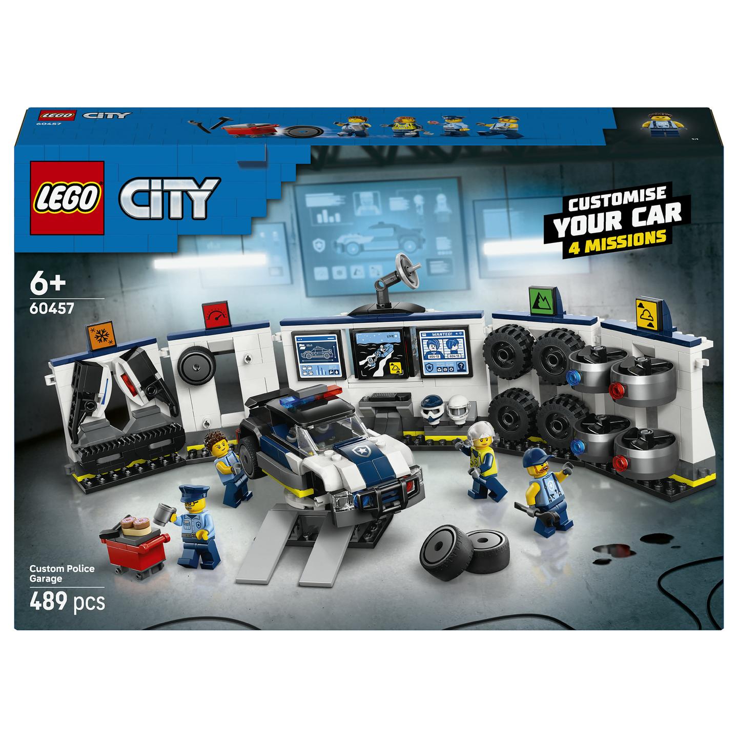 LEGO City Custom Police Car Garage 60457