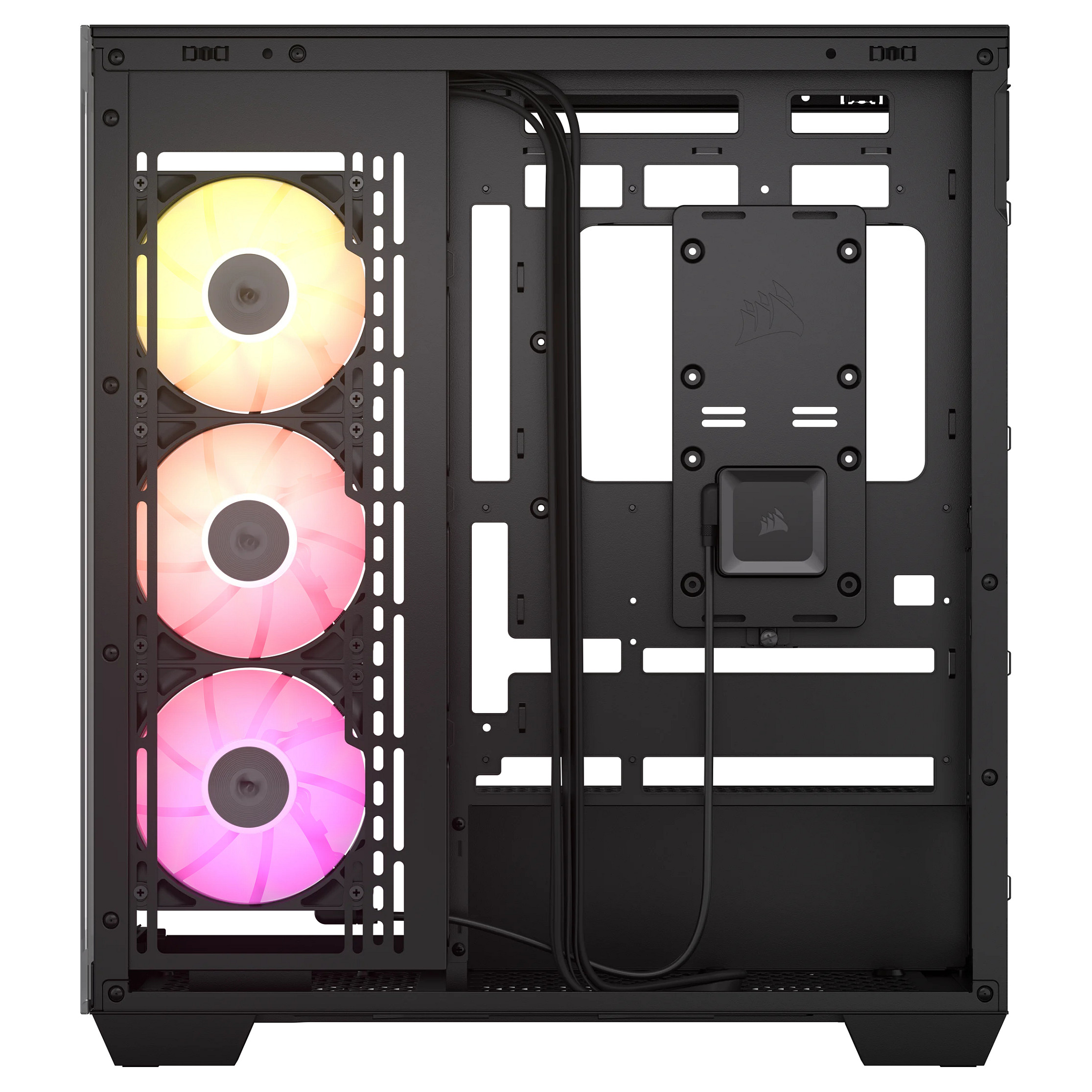 Kasë PC Corsair iCUE LINK 3500X RGB / Mid Tower / ATX / 3x 120mm RGB Fan / Tempered Glass - Zezë - 5