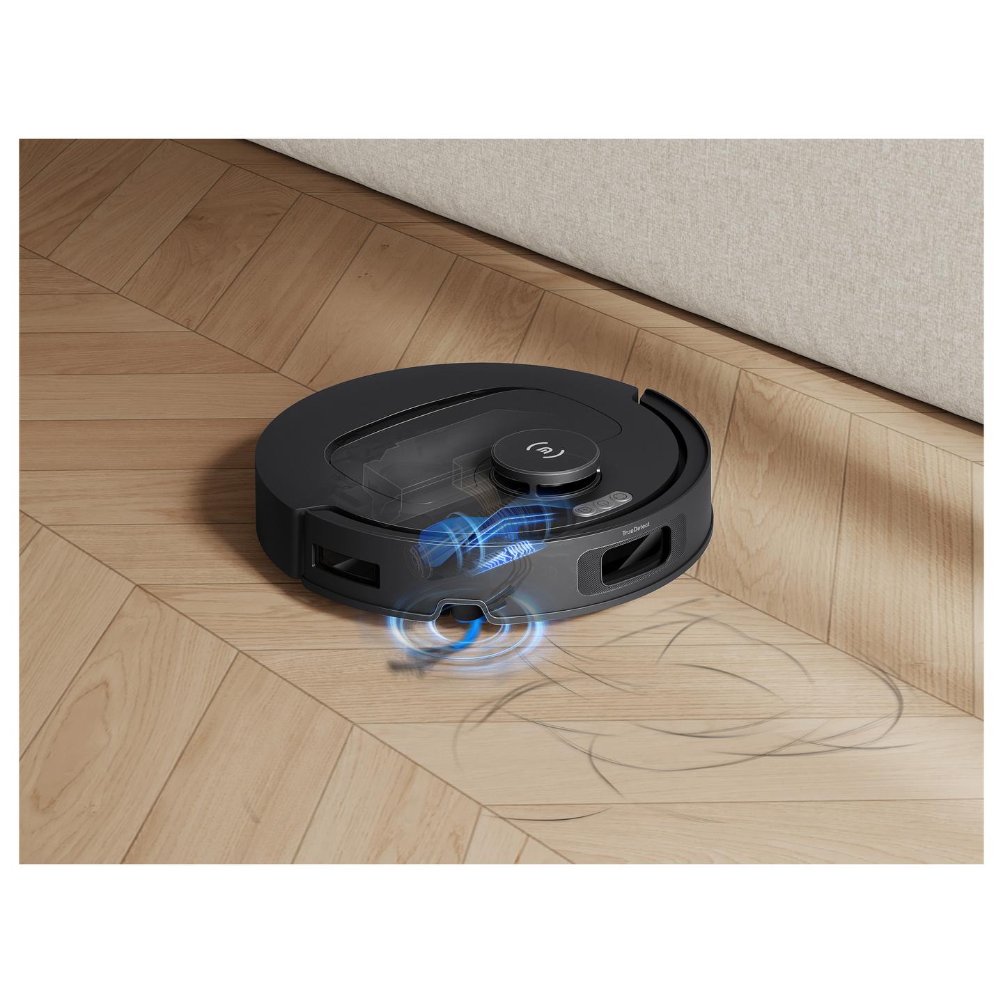 Fshesë Robotike ECOVACS DEEBOT T30e OMNI / Fshirje e Njomë OZMO Turbo 2.0 / Navigim Laser LDS / TruEdge 3D / Stacion Vetëpastrues OMNI – Zezë - 20