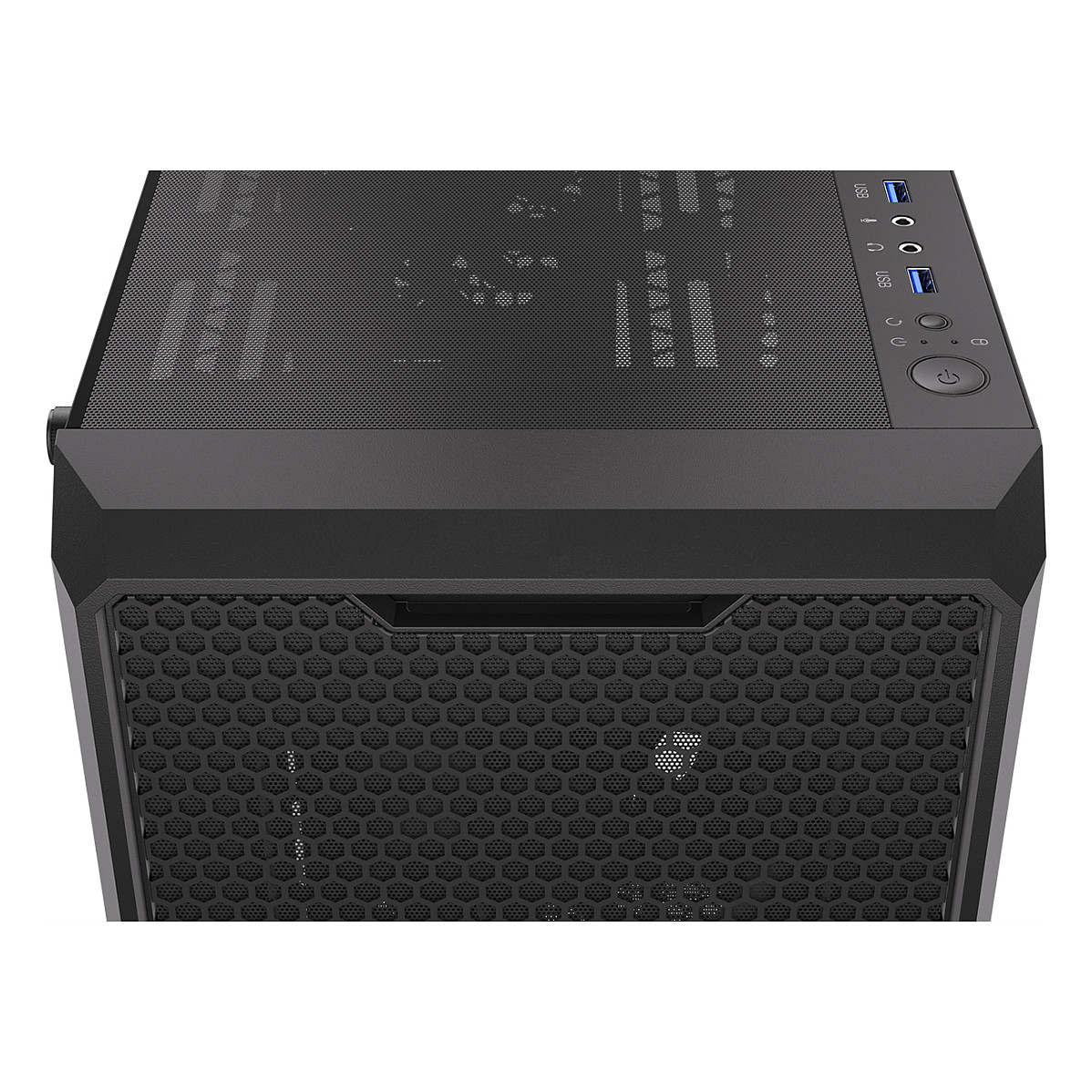 Kasë PC ENDORFY Regnum 400 Air / Mid Tower / ATX / 3x 120mm Front + 1x 120mm Rear Fan / Mesh / 360mm Radiator - Zezë - 21