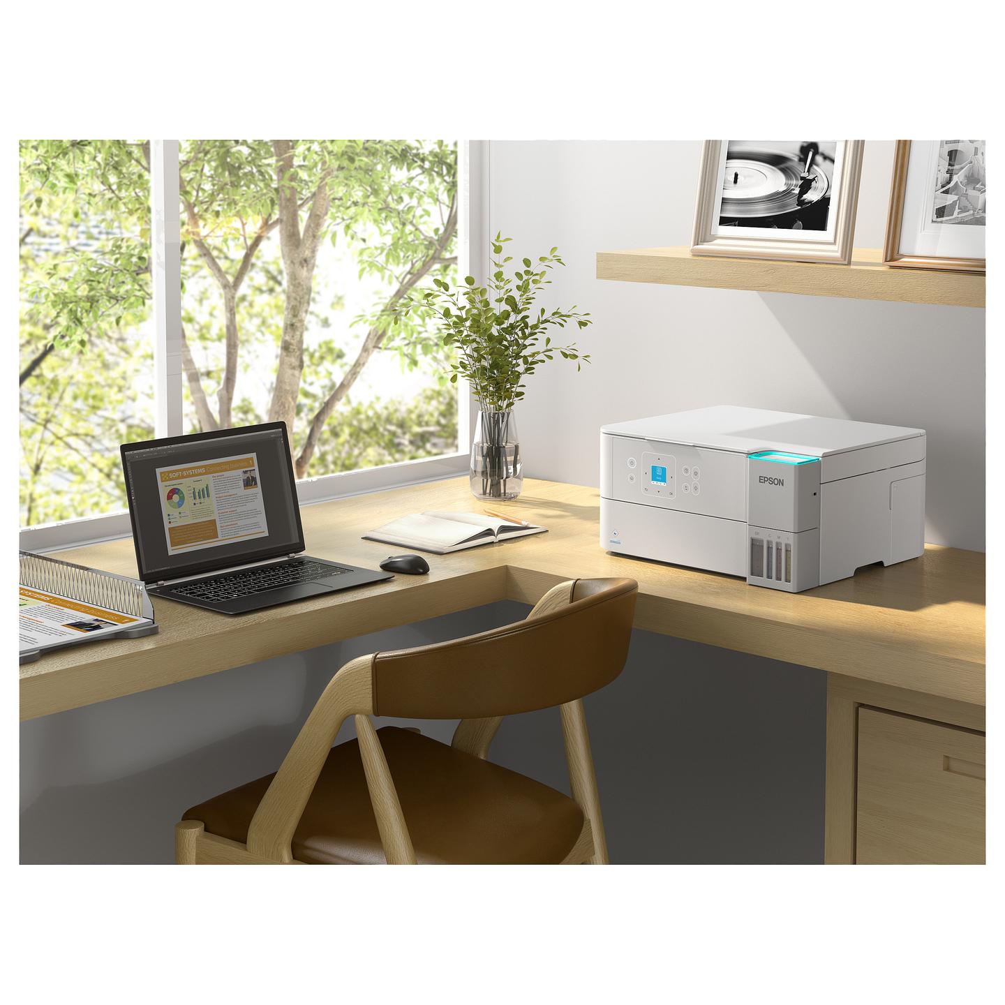 Printer Multifunksional Epson EcoTank ET-2956, A4, Inkjet, Wi-Fi, Printim, Skanim, Kopjim - Bardhë - 18